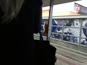 金髪にストッキング輝くホーム肛門 女性  ...